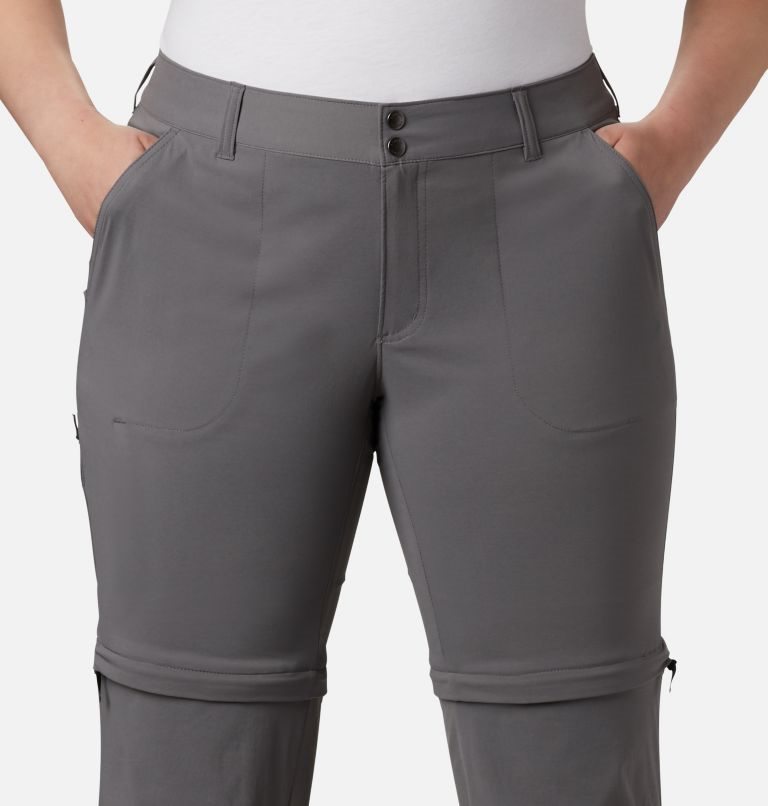 Pantaloni Columbia Saturday Trail II Convertible Dama Gri | Plus Size URM7S8A10